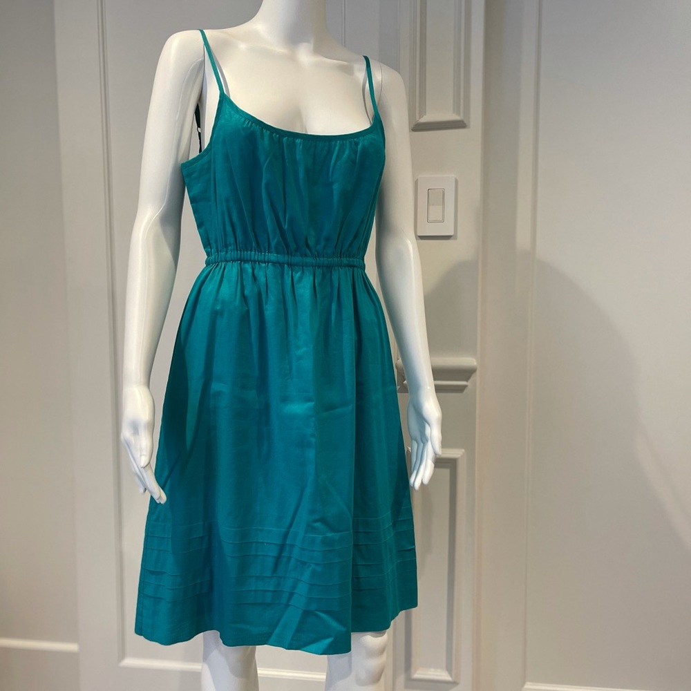 Theory Summer Dress Blue Teal Summer Small NWOT